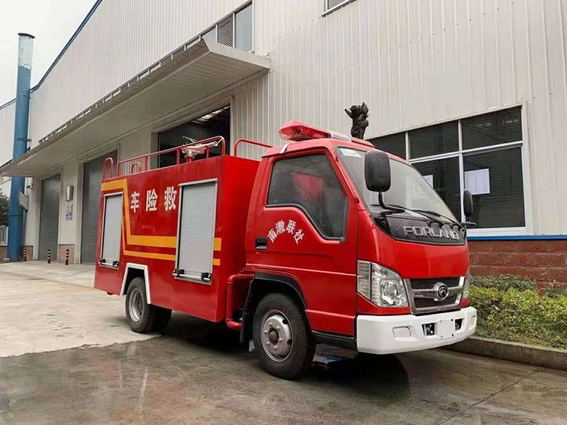 國六小型福田救險消防車2噸